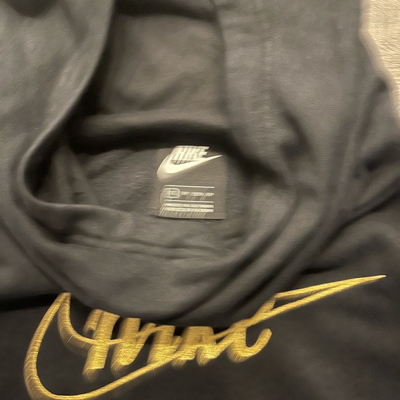 Black and gold nike scuba neck hoodie - Picture 3 of 3